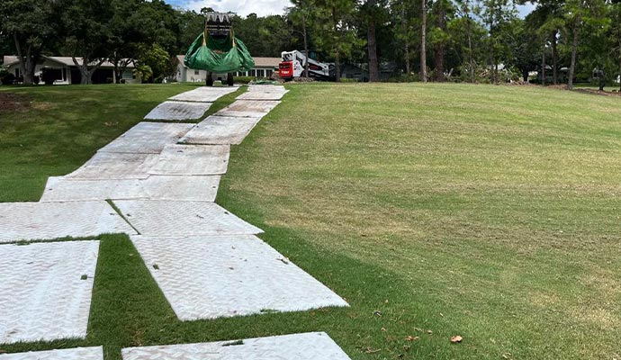 Professional ground protection mats