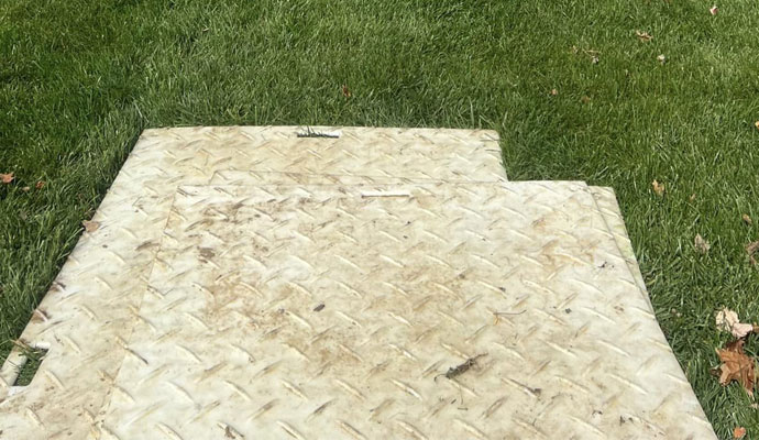 Eco-friendly white mat