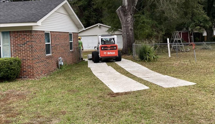 Ground protection mat